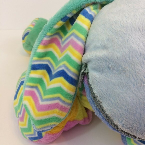 Stuffies Easter Bunny Rabbit Plush Stuffed Animal 19" Long Colorful Pastel Toy - Picture 5 of 12
